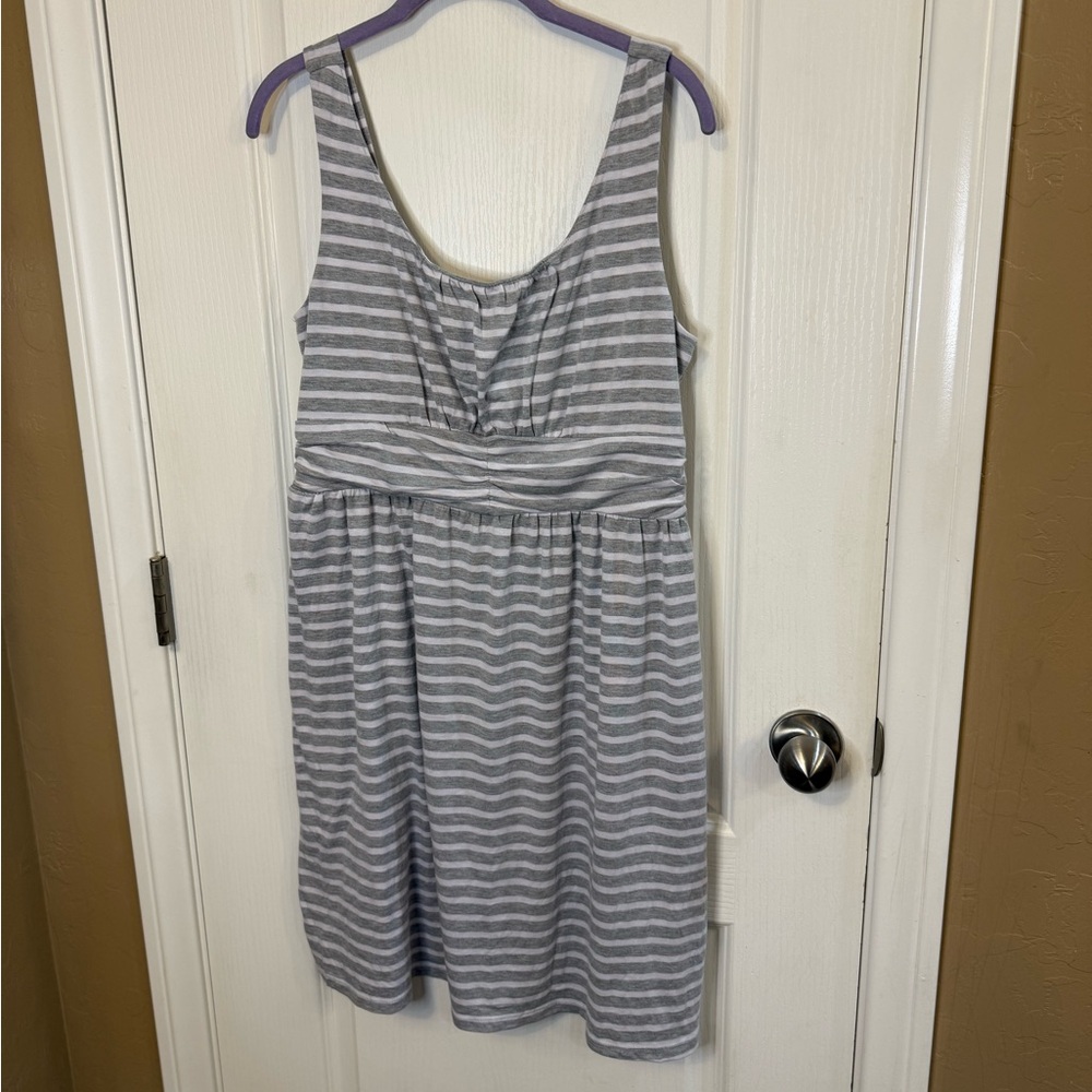 Vintage Davina Striped Sleeveless Dress